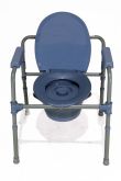 Commode with Hinged Lid